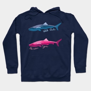 Minimalist Whale Shark Hoodie